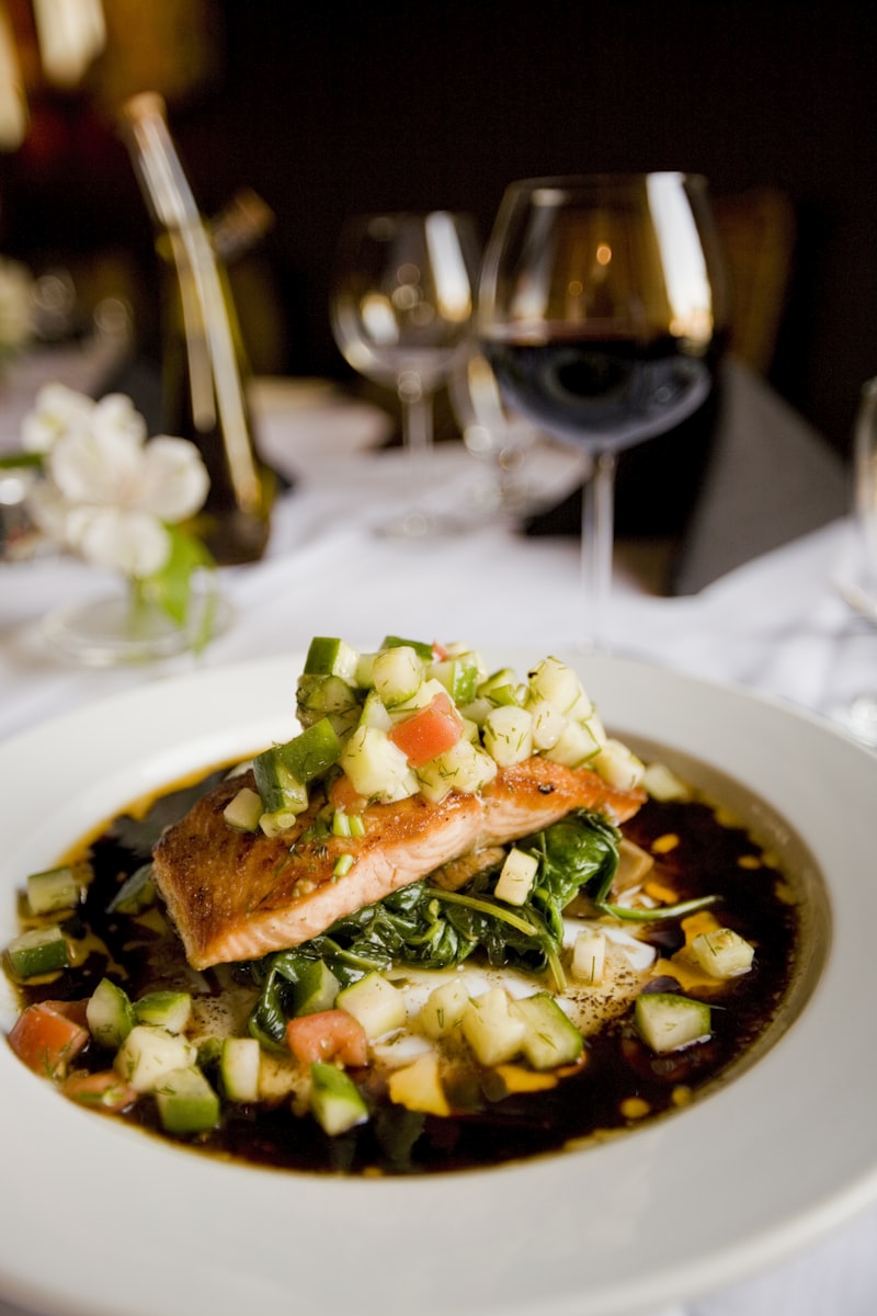 Gegrillter Lachs